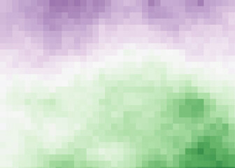Naklejka na ściany i meble Color Pixels Cloud Abstract Computational Generative Art background illustration