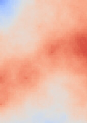 Fototapeta premium Color Pixels Cloud Abstract Computational Generative Art background illustration
