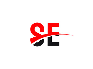 SE Letter Initial Logo Design Template