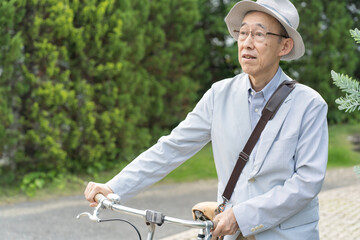 Fototapeta premium 日本人 シニア