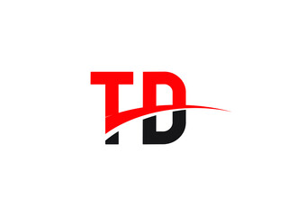 TD Letter Initial Logo Design Template