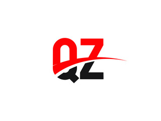 QZ Letter Initial Logo Design Template