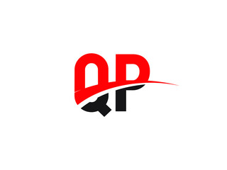 QP Letter Initial Logo Design Template