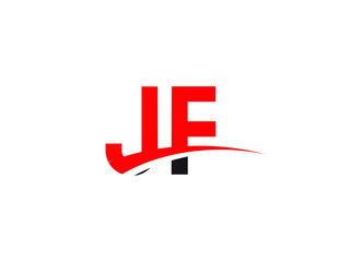 JF Letter Initial Logo Design Template