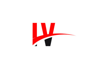 IV Letter Initial Logo Design Template