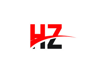 HZ Letter Initial Logo Design Template