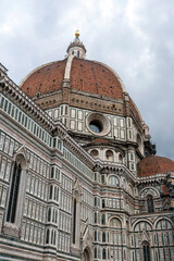 Florence Cathedral on a cloudy summer day