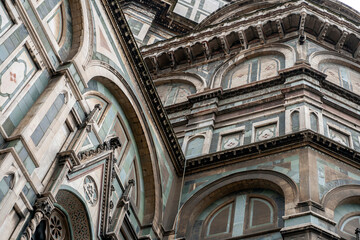 Florence Cathedral on a cloudy summer day
