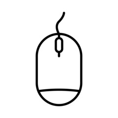 Mouse Vector Line Icon Design