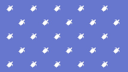 Sea turtles pattern background