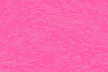 Pink Wave Lines Marble Pattern Abstract Background. Valentines Day Banner. Vector