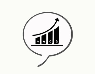 Business financial management, plan and growing strategy concept. 3d render illustration