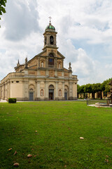 Obraz premium Sanctuary of Madonna Dei Campi in Stezzano , province of Bergamo , Italy