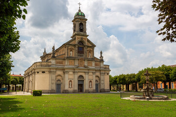 Sanctuary of Madonna Dei Campi in Stezzano , province of Bergamo , Italy