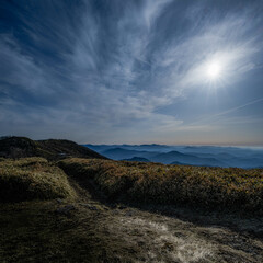 岡山県　那岐山　頂上付近