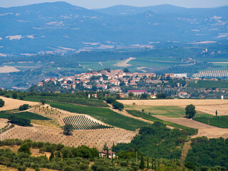 Fototapeta na wymiar Italia, Toscana, provincia di Grosseto, Monte Amiata, il paese di Montenero.