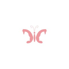 butterfly, design, concept, icon, background template, vector