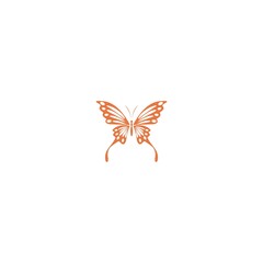 butterfly, design, concept, icon, background template, vector