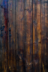 fragment of old wooden door textured background