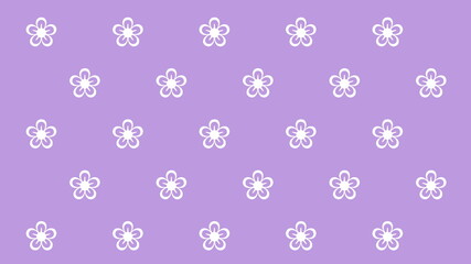 white flower pattern background
