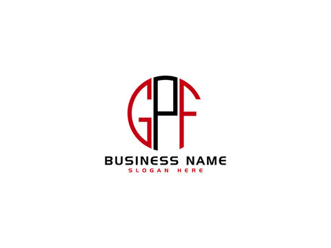 Creative GPF Logo Letter Vector Image Design For Your Business