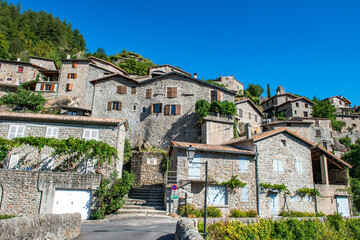 Jaujac, village des Ardèche