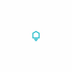 SMART HOME LOGO VECTOR ICON
