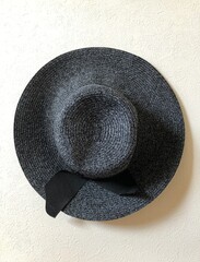 black felt hat