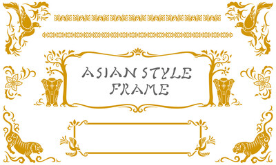 Asianframe03-gold