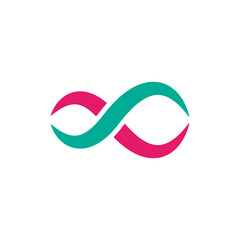 infinity logo icon design template vector