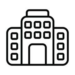 Hospital Healthcare Medical, vector graphic Illustration Icon.