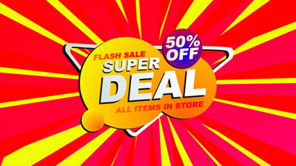 Super sale banner. Discount banners. Vector illustration. super sale pop