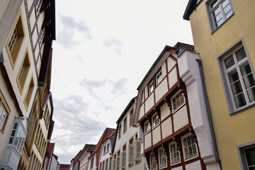Fototapeta na wymiar old houses in the city of Osnabrück Germany