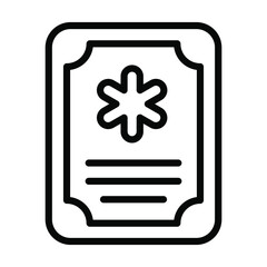 Medical Book Healthcare Medical, vector graphic Illustration Icon.