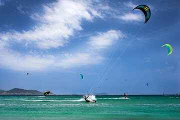 kite surfing beach almanarre hyeres france