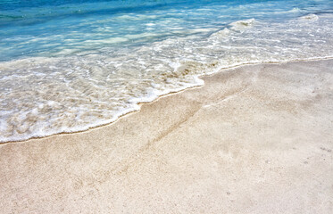 waves on the beach
