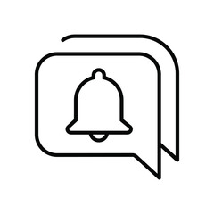 
Notification icon vector set. alarm illustration sign collection. Message symbol or logo.
