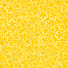 Popcorn pattern seamless. Sweetness background. vector texture