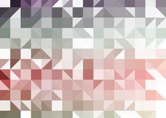 Abstract color Low-Polygones Generative Art background illustration