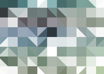 Abstract color Low-Polygones Generative Art background illustration