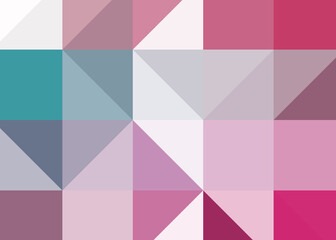 Fototapeta premium Abstract color Low-Polygones Generative Art background illustration