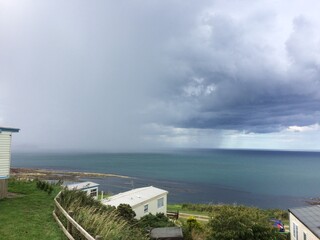 clouds over the sea