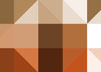 Fototapeta premium Abstract color Low-Polygones Generative Art background illustration