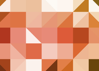 Abstract color Low-Polygones Generative Art background illustration