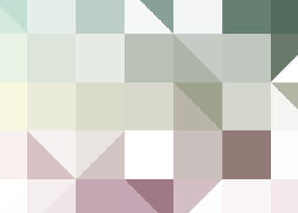 Abstract color Low-Polygones Generative Art background illustration