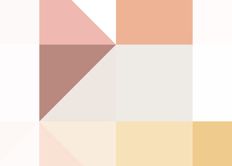 Fototapeta premium Abstract color Low-Polygones Generative Art background illustration