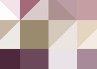 Fototapeta premium Abstract color Low-Polygones Generative Art background illustration