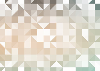 Abstract color Low-Polygones Generative Art background illustration