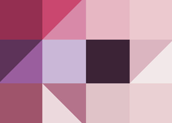 Fototapeta premium Abstract color Low-Polygones Generative Art background illustration