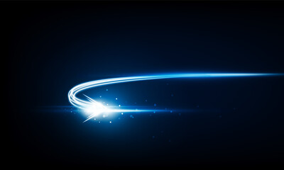 Abstract Arrow Light out technology background Hitech communication concept innovation send for technology network. vector illustration